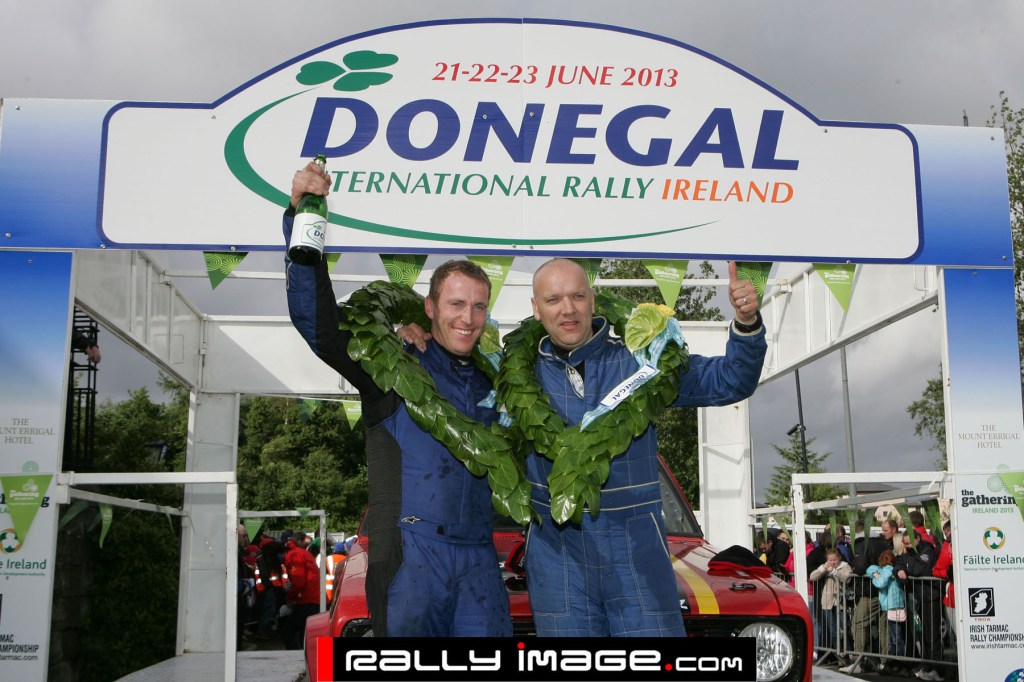 G McPhillips winner two wheel drive Donegal Rally 2013