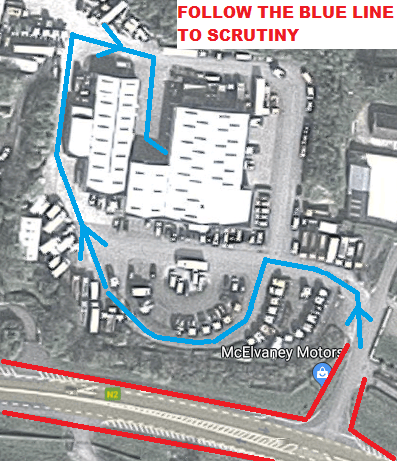 McELVANEY MOTORS LAYOUT