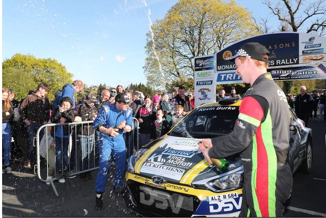 J Moffett &amp; J McKenns Winners 2022 Ronnie Hawe Monaghan Stages Rally